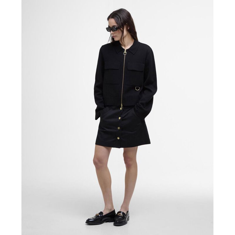 Barbour Alma Knitted Zip Through Cardigan image number 2